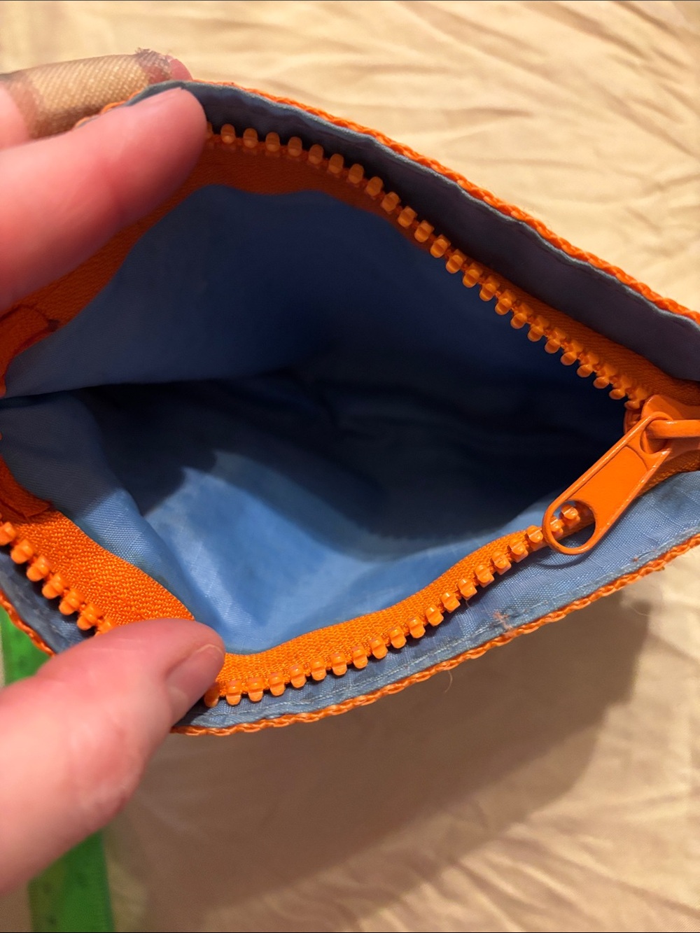 Blue & Orange Duck-Print Mini Pouch - Picture 2 of 3